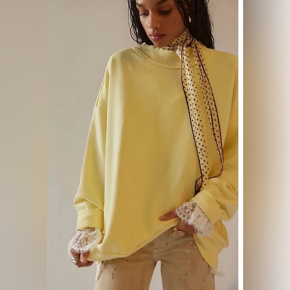 Free People We The Free Palm Springs Pullover. NWOT - Picture 4 of 11